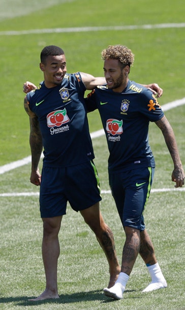 Brazil right at home at World Cup base in sunny Sochi